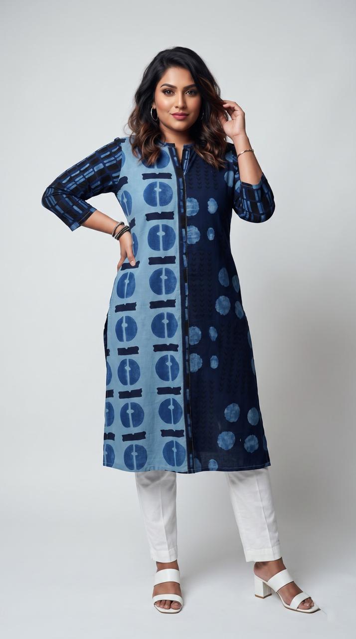 Indigo Prints - Timeless Kurta Style