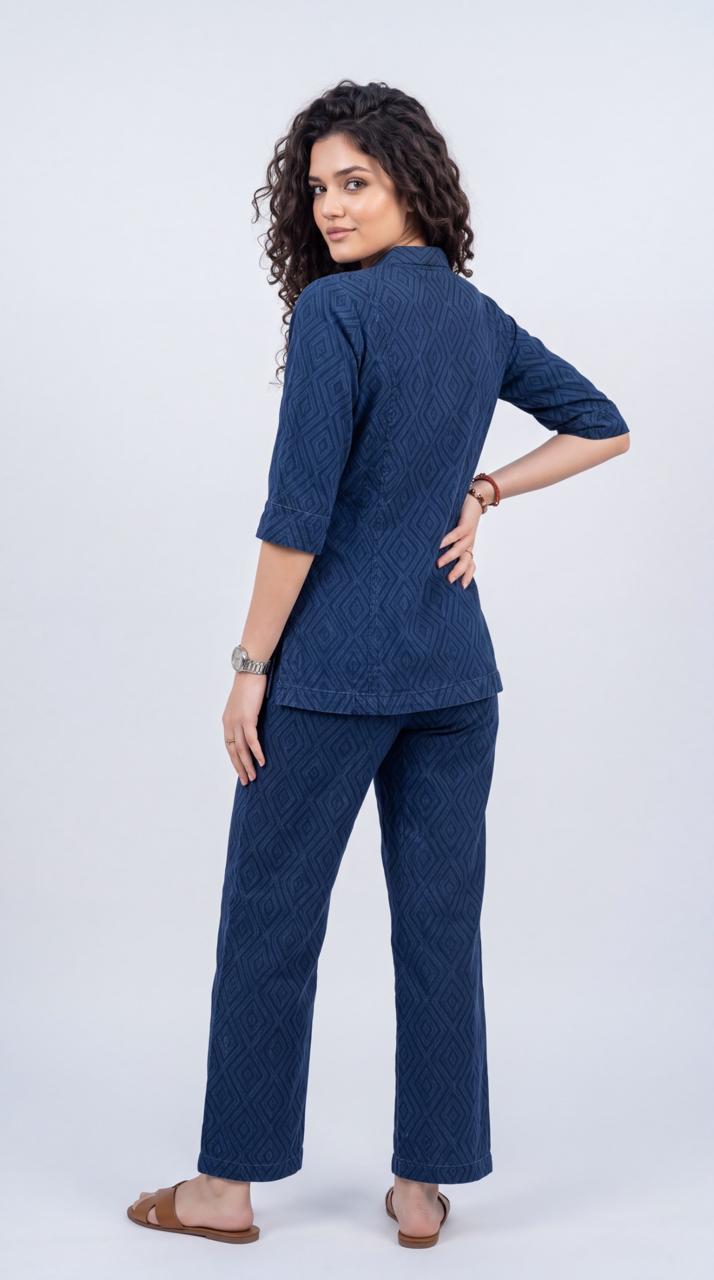 Textured Modern Edge Co-Ord Set - Etiquette Apparel