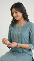 Product Carousel Image 9: Everyday Jamdani Glow Kurta Set