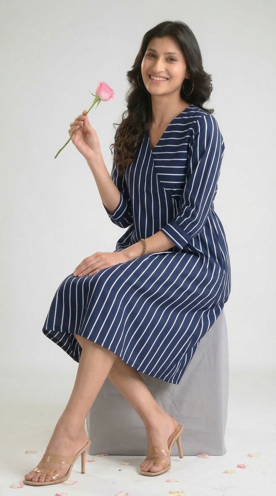 Stripe me Bold Dress - Etiquette Apparel