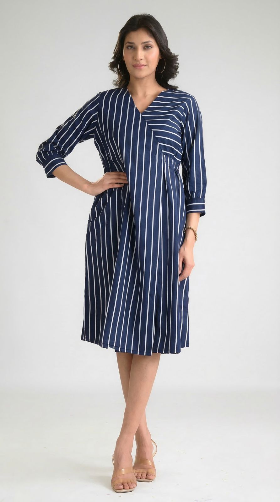 Stripe me Bold Dress - Etiquette Apparel