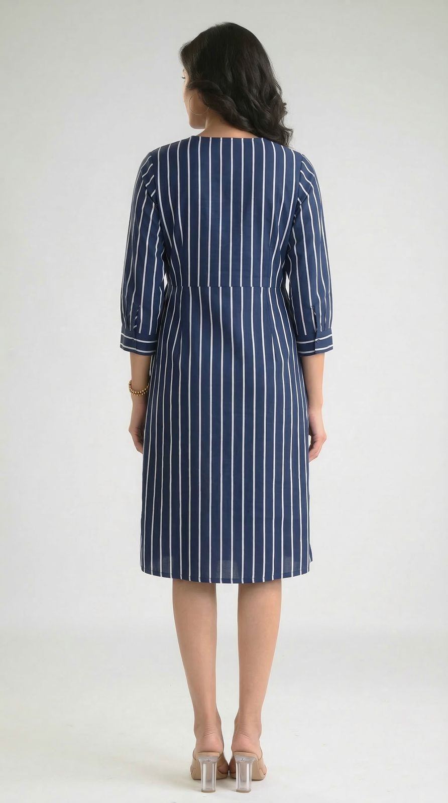 Stripe me Bold Dress - Etiquette Apparel
