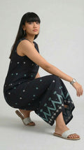 Product Carousel Image 8: Sleek in Jamdani Sleeveless Dress