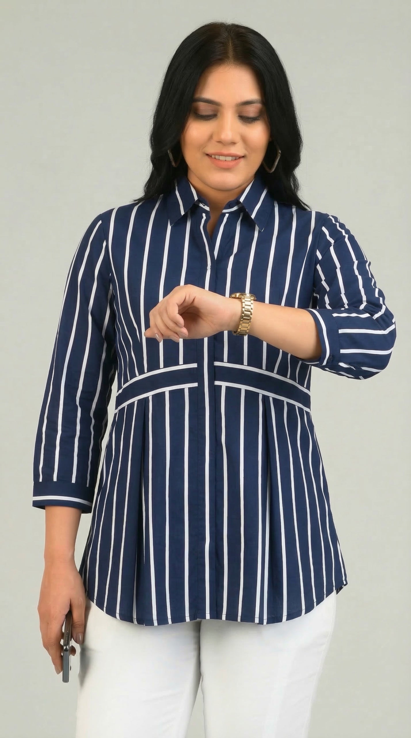 Bold Stripes & Strong Impression Top - Etiquette Apparel