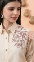 Product Carousel Image 3: Flex Embroidered Boota Short Top