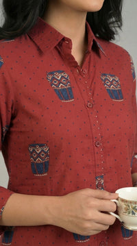 Glass Full of Comfort Top - Etiquette Apparel