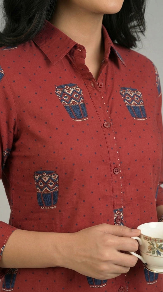 Glass Full of Comfort Top - Etiquette Apparel
