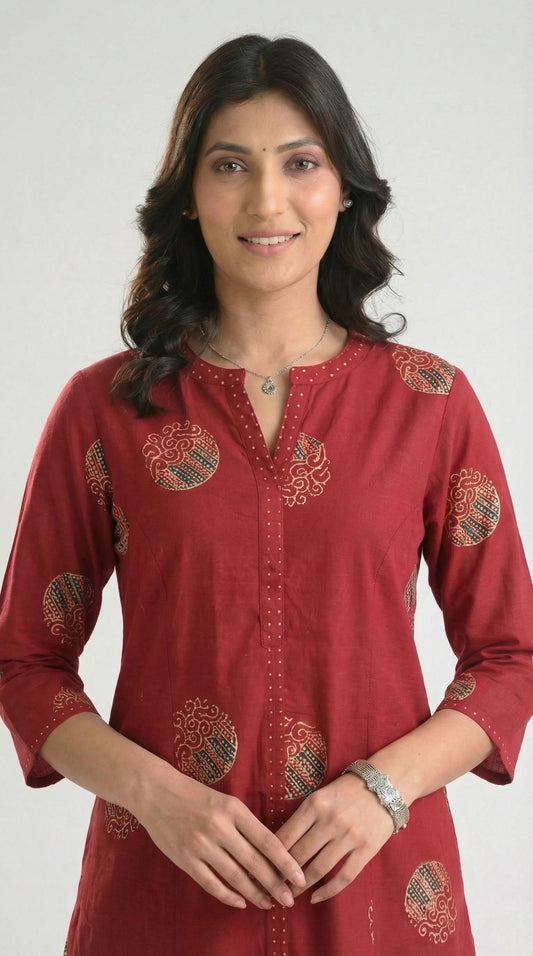 Dot and Glow Kurta Set - Etiquette Apparel