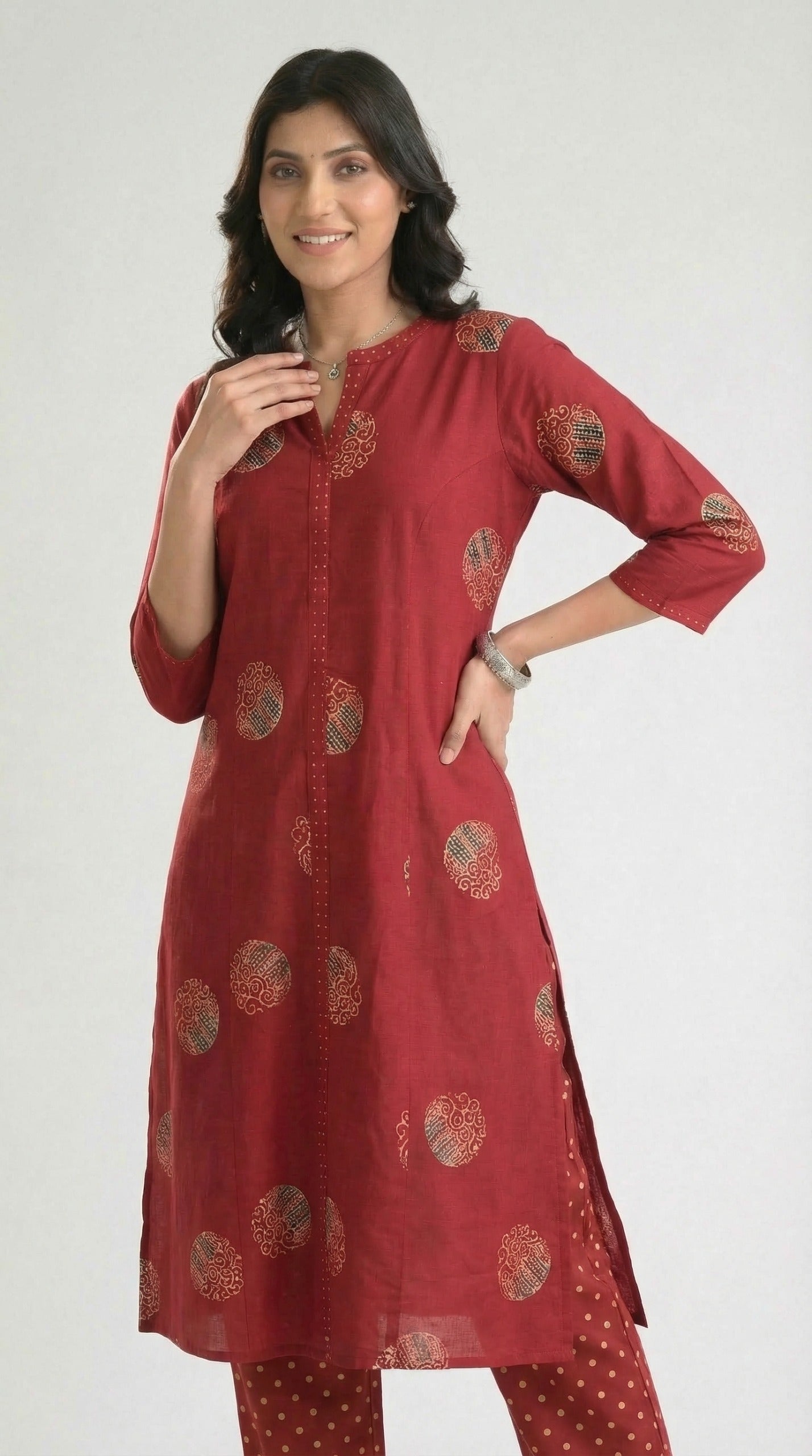 Dot and Glow Kurta Set - Etiquette Apparel