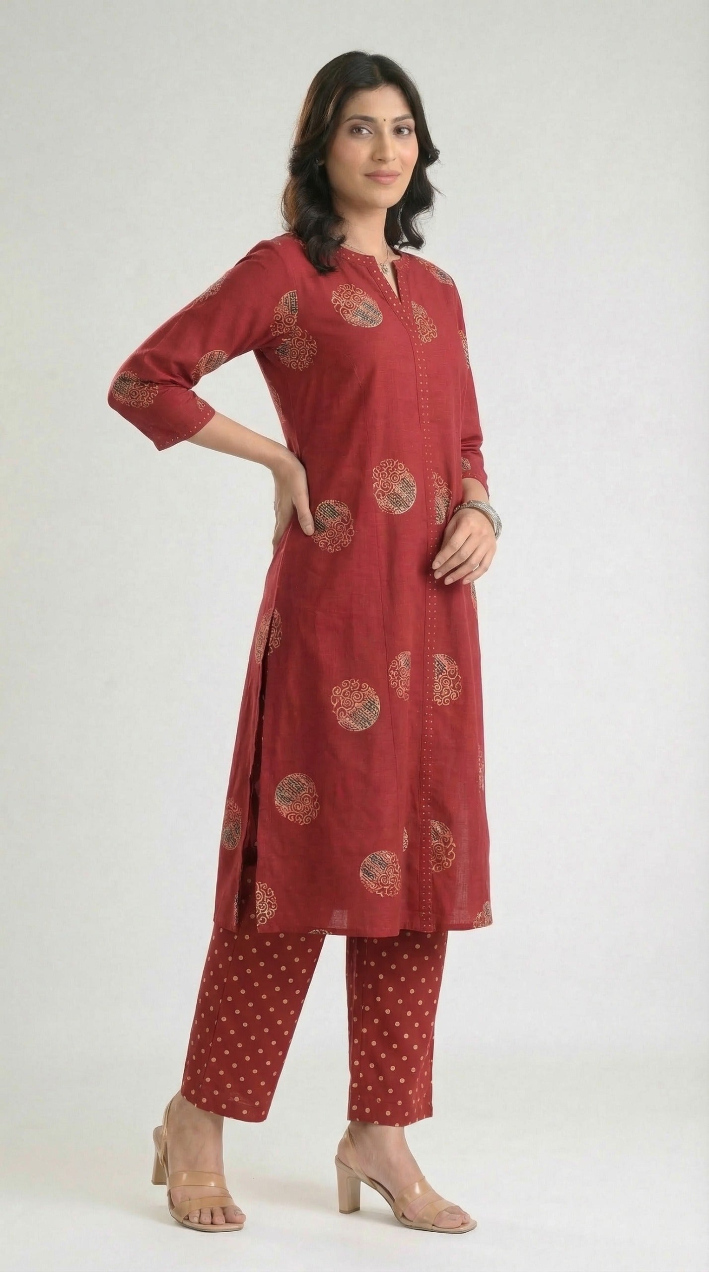 Dot and Glow Kurta Set - Etiquette Apparel