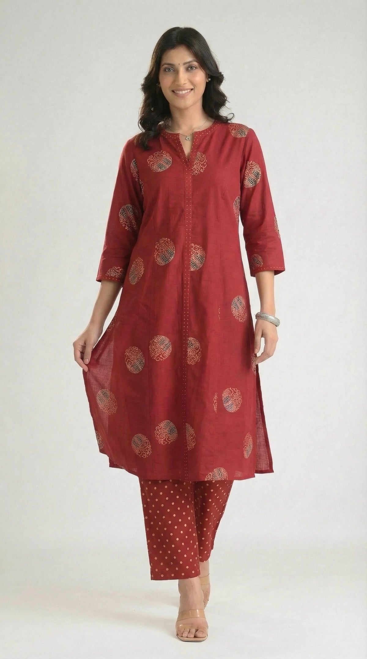 Dot and Glow Kurta Set - Etiquette Apparel