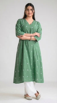 Festive Pastel Glam Kurta - Etiquette Apparel