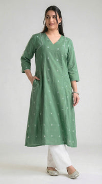 Festive Pastel Glam Kurta - Etiquette Apparel