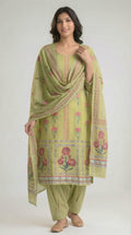 Product Carousel Image 2: Mughal Green Garden Dupatta Set