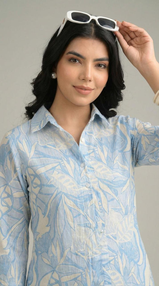 Abstract Summer Ease Dress - Etiquette Apparel