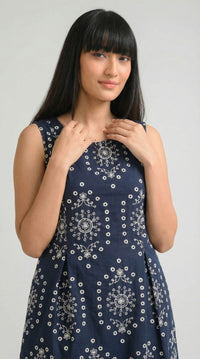 Modern Ethereal Sleeveless Dress - Etiquette Apparel