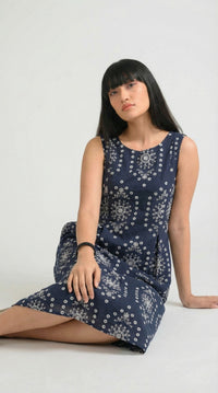 Modern Ethereal Sleeveless Dress - Etiquette Apparel