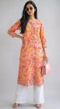 Wander Print Kurta - Etiquette Apparel