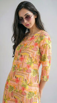 Wander Print Kurta - Etiquette Apparel