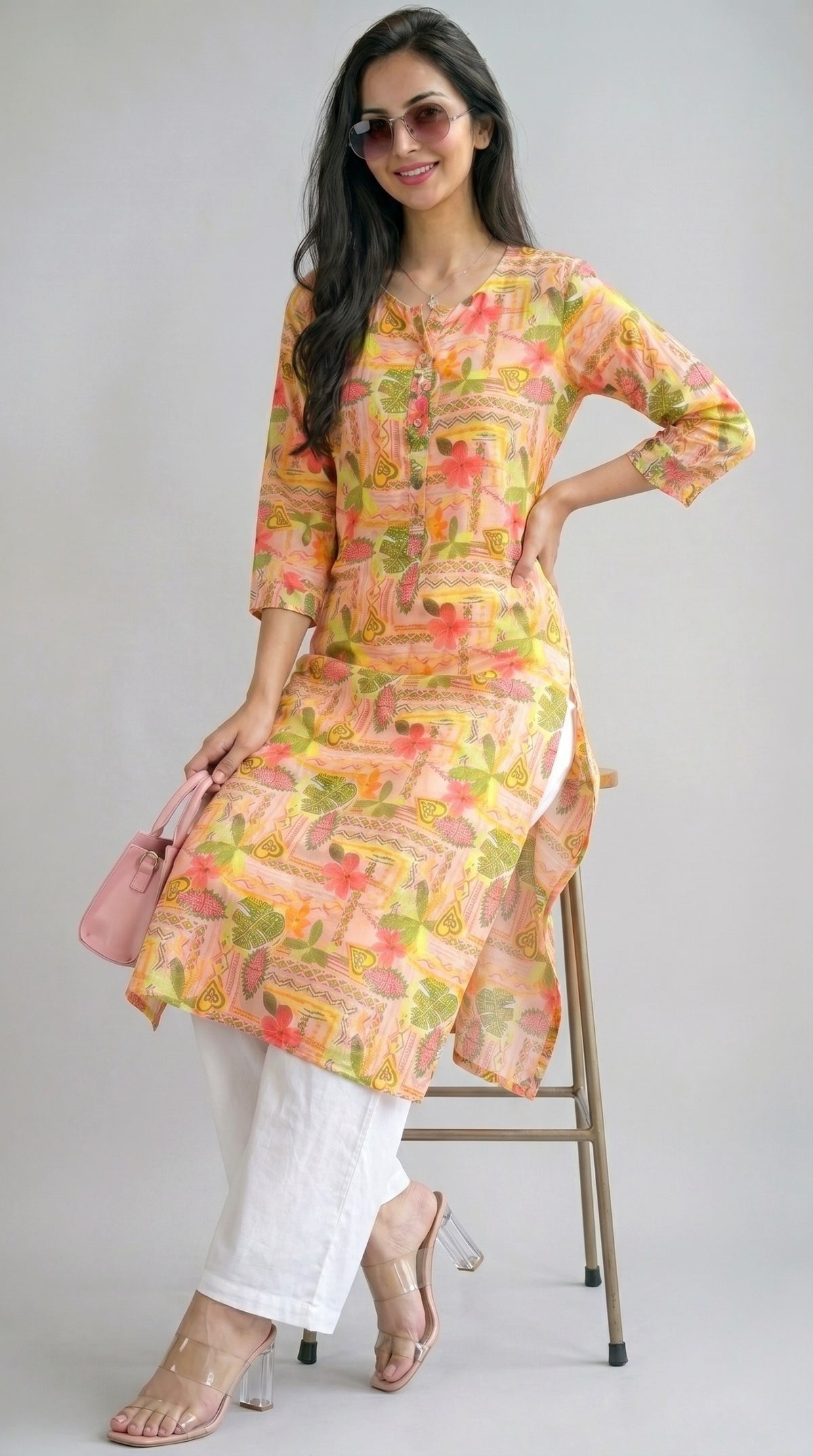 Wander Print Kurta - Etiquette Apparel