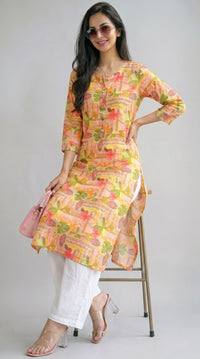 Wander Print Kurta - Etiquette Apparel