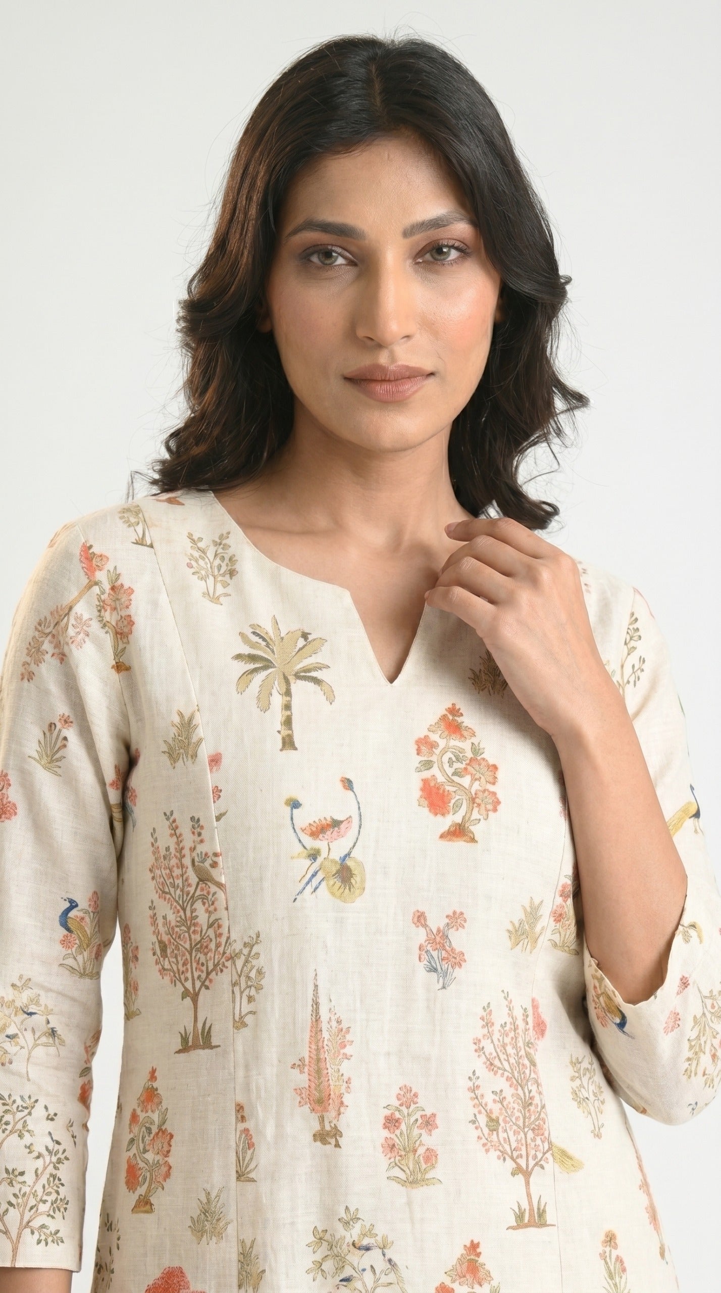 Subtle Story Kurta - Etiquette Apparel