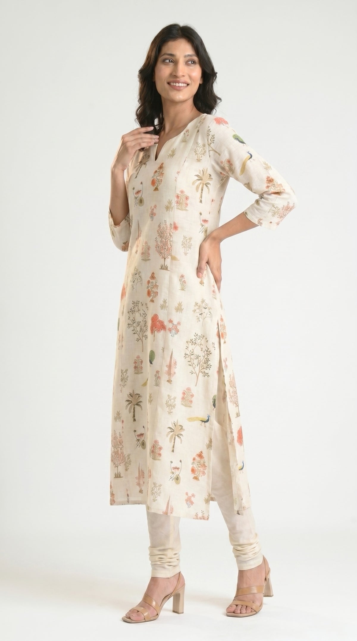 Subtle Story Kurta - Etiquette Apparel