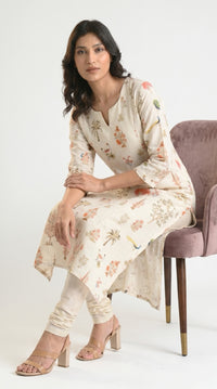 Subtle Story Kurta - Etiquette Apparel