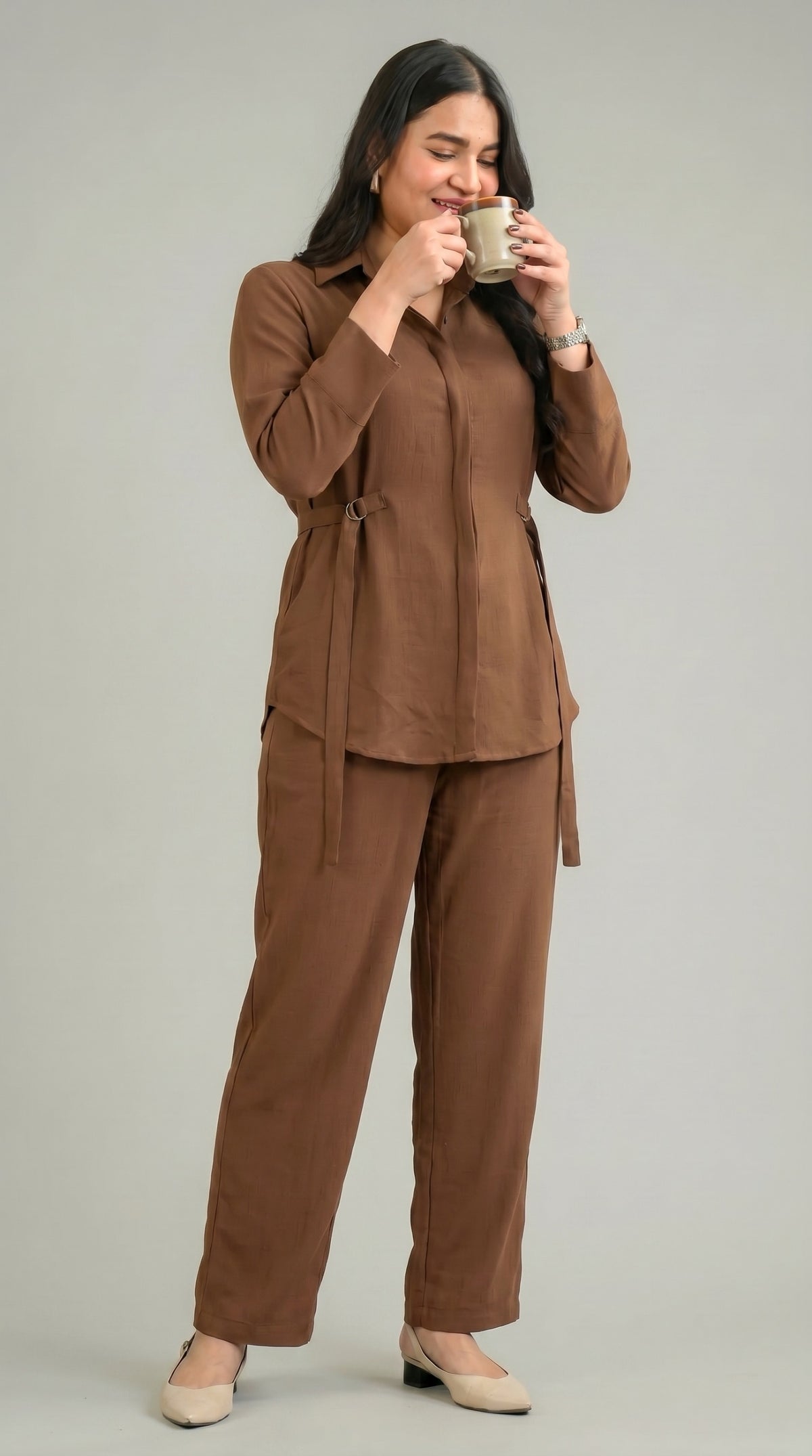 Tie-Up Luxe Co-Ord Set - Etiquette Apparel