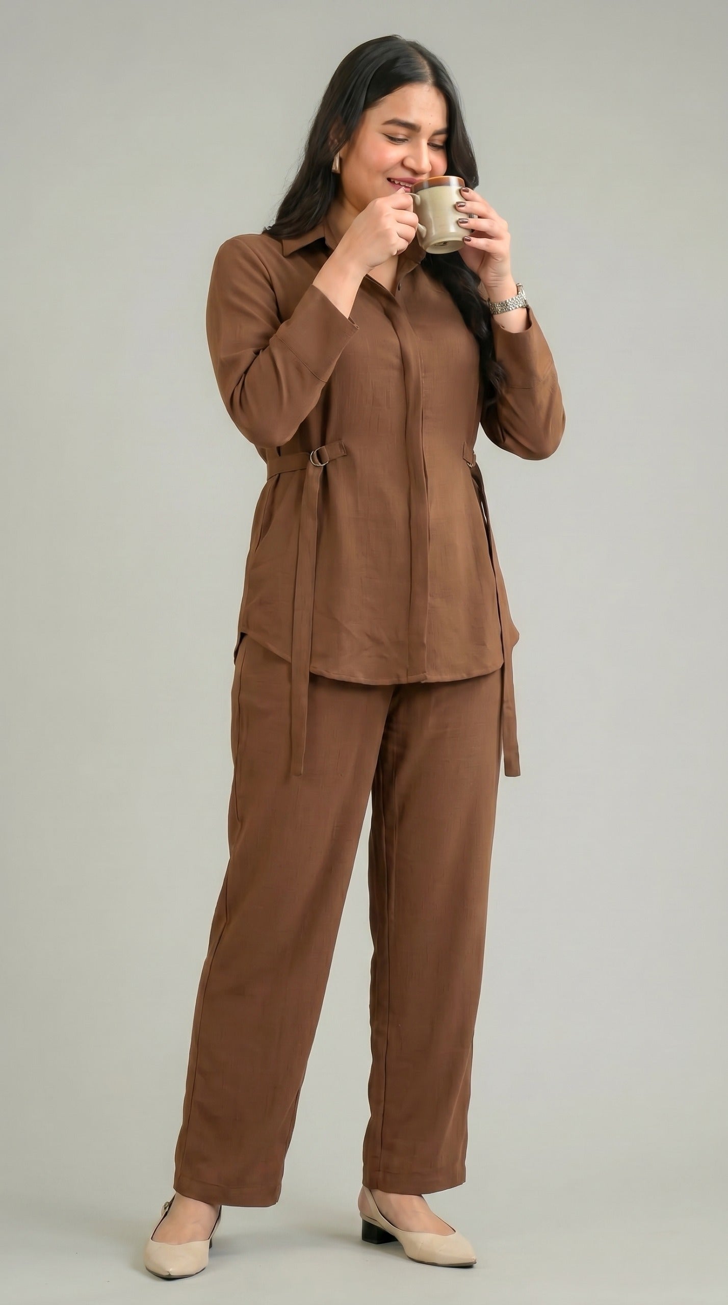 Tie-Up Luxe Co-Ord Set - Etiquette Apparel