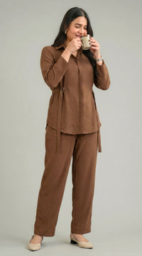 Tie-Up Luxe Co-Ord Set - Etiquette Apparel