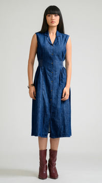 The Everyday Comfort Sleeveless Dress - Etiquette Apparel