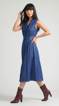 The Everyday Comfort Sleeveless Dress - Etiquette Apparel