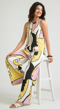 Picasso-Inspired Co-Ord Set - Etiquette Apparel