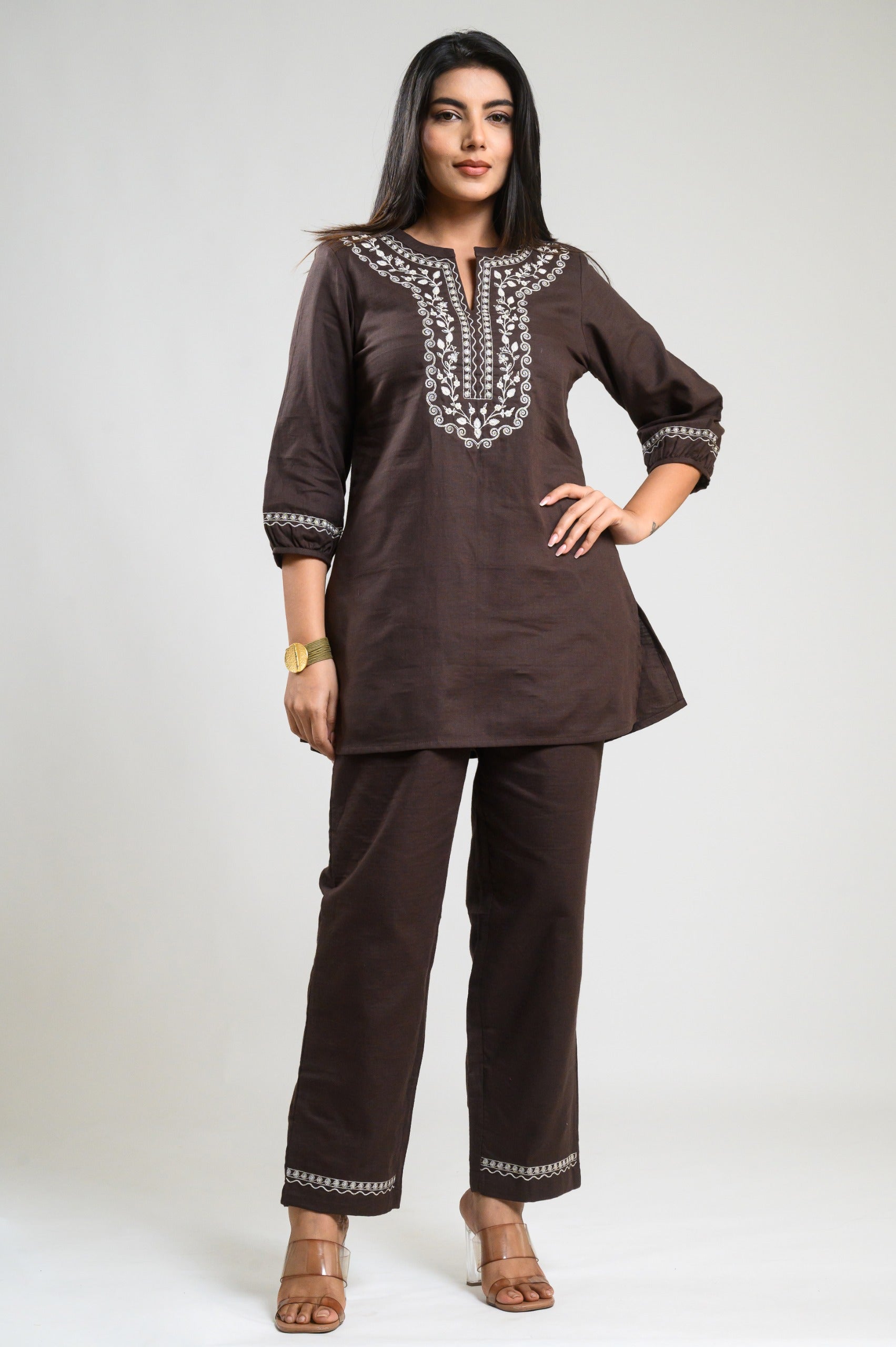 Product Carousel Image 1: Day light Sparkle Co-ord Set