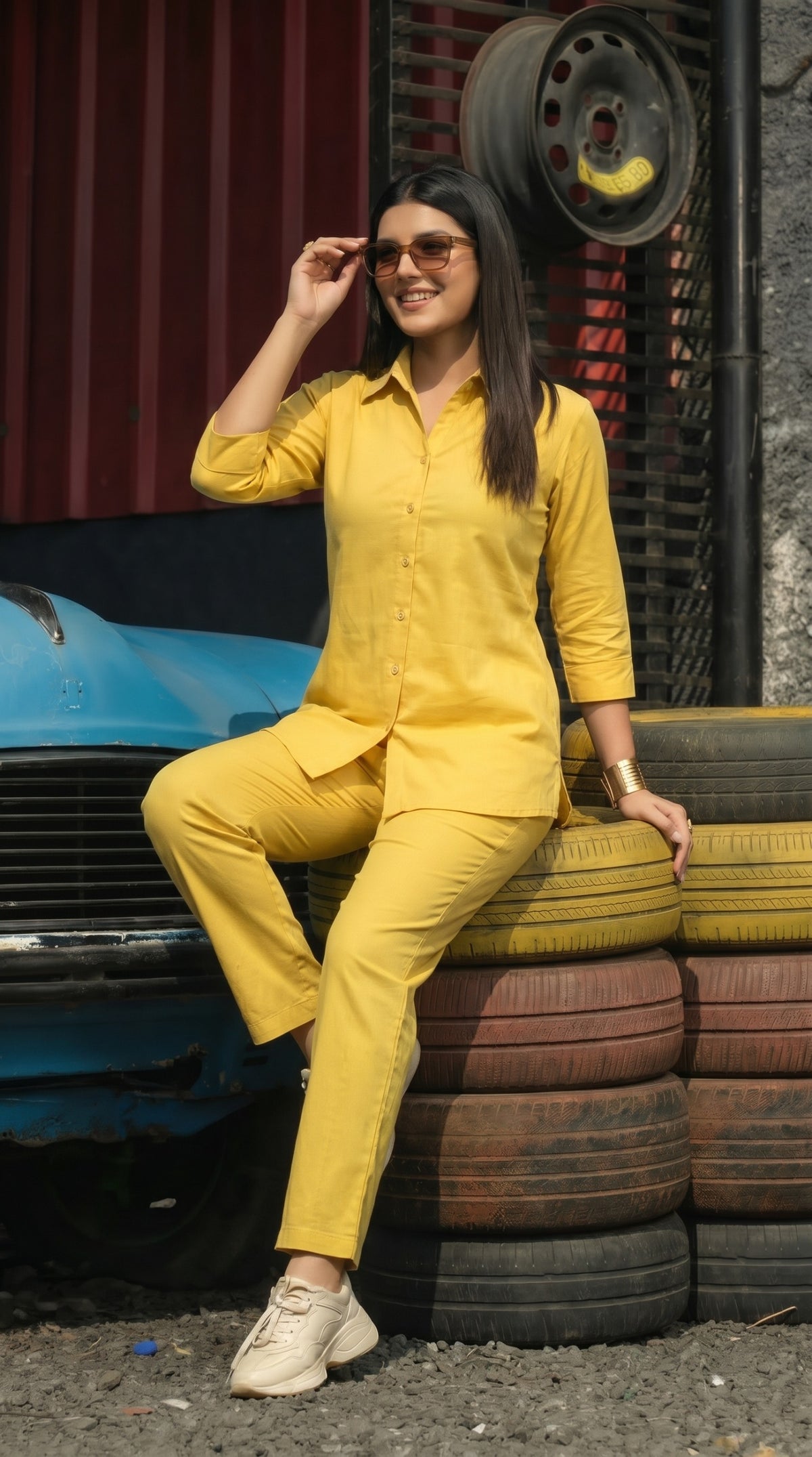 Summer Candy Denim Co-Ord Set - Etiquette Apparel