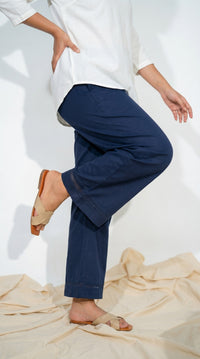 Full Broad Elasticated Pants - Etiquette Apparel