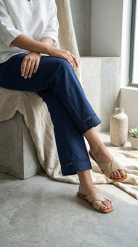 Full Broad Elasticated Pants - Etiquette Apparel