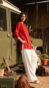 Noir Elegance Short Top - Etiquette Apparel