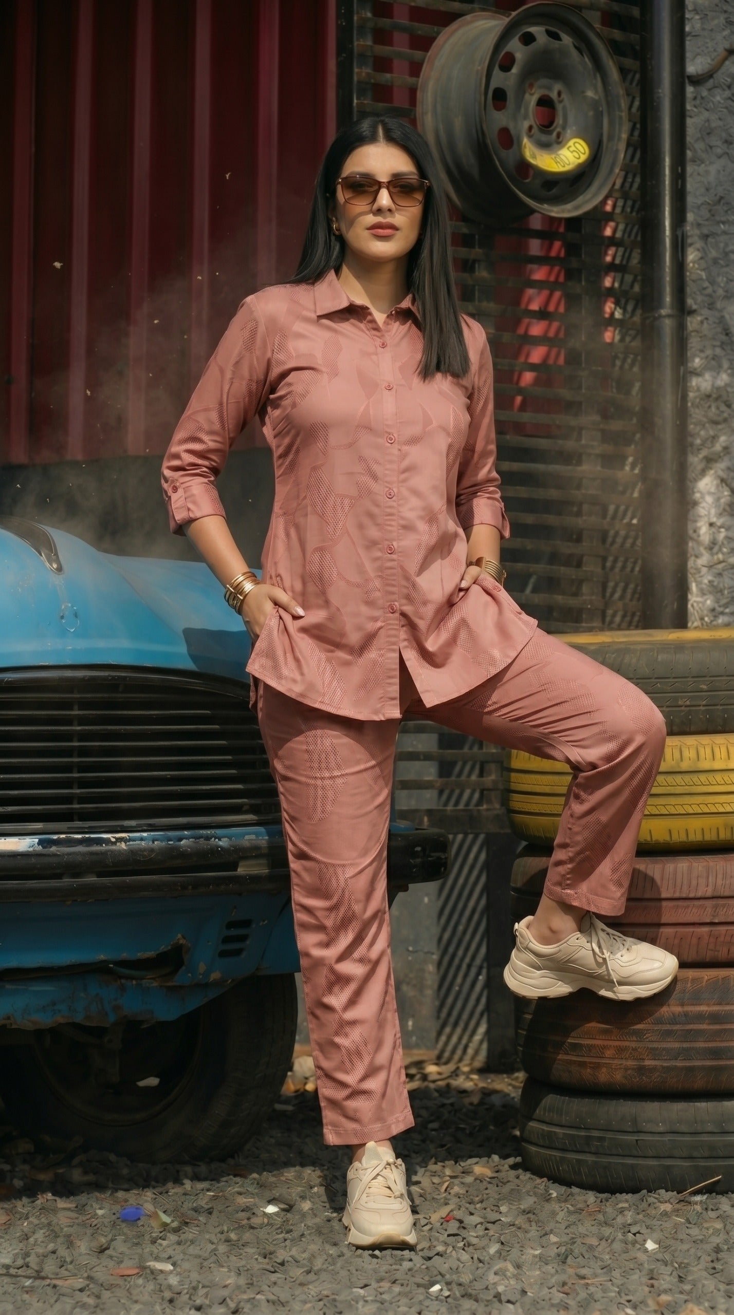 Soft structure co-ord set - Etiquette Apparel