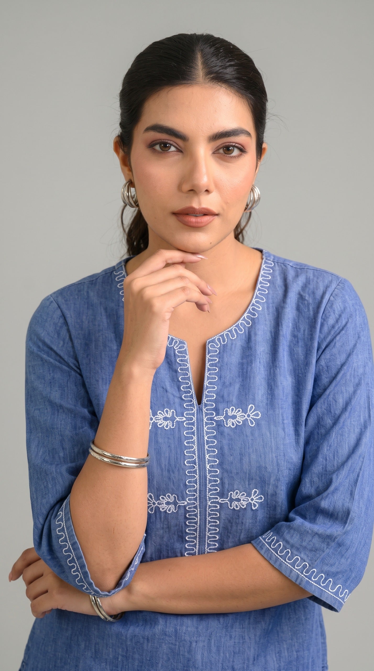 Product Carousel Image 3: Easy Breezy Denim Co-ord Set