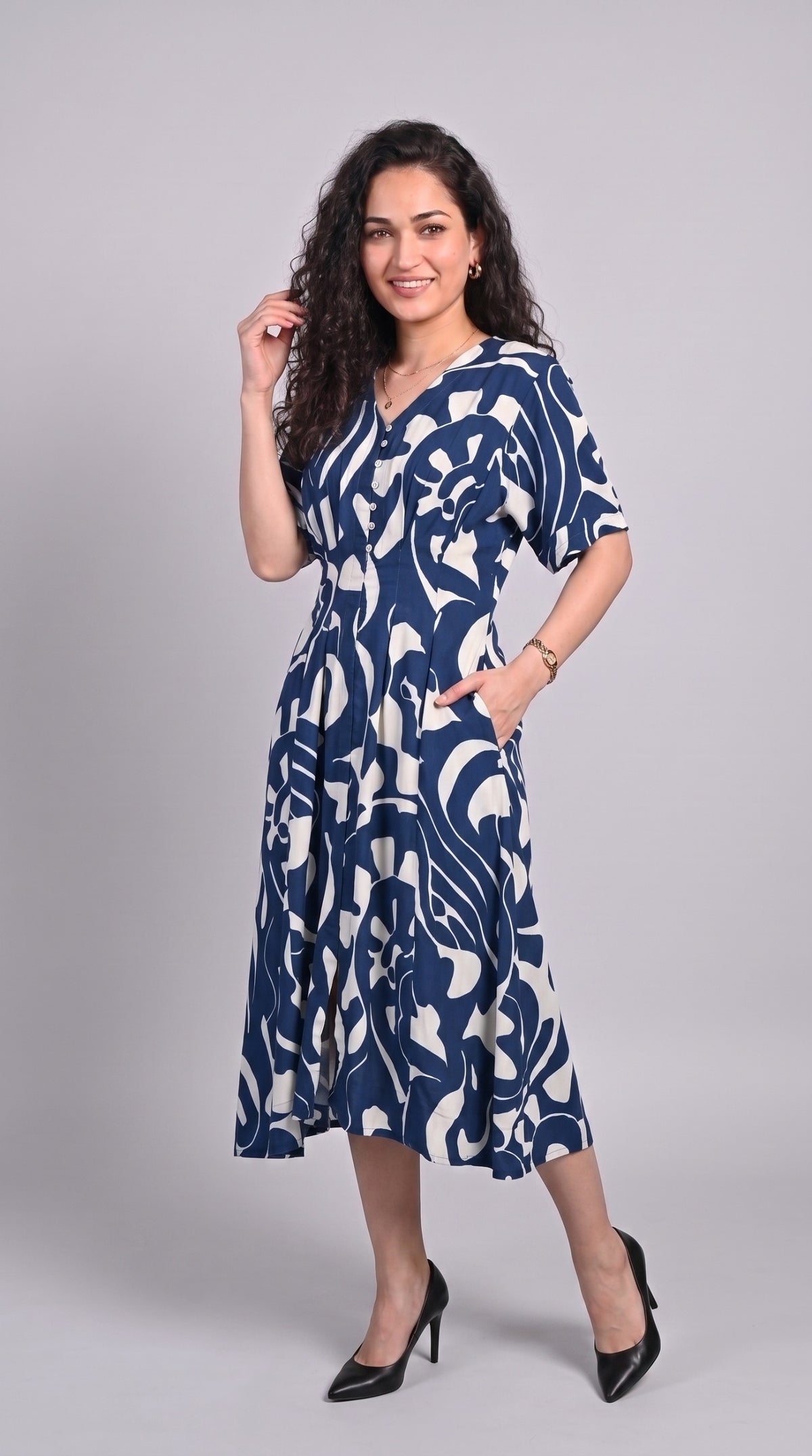Cinched To Perfection Dress - Etiquette Apparel