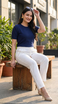 Easy Linen Stretch Pants - Etiquette Apparel