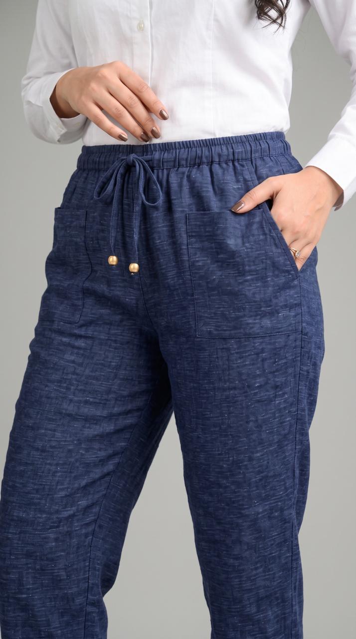 Easy Linen Stretch Pants - Etiquette Apparel