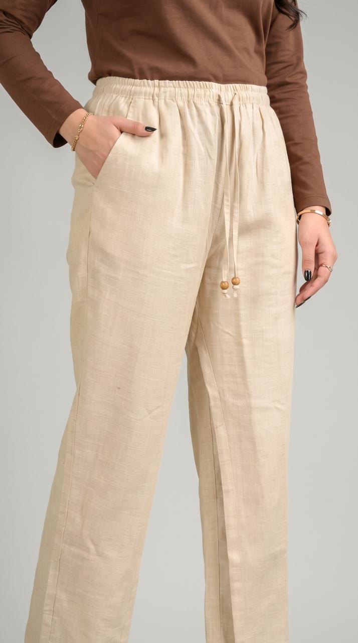 Easy Linen Stretch Pants - Etiquette Apparel