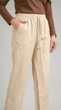 Easy Linen Stretch Pants - Etiquette Apparel
