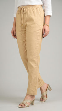 Easy Linen Stretch Pants - Etiquette Apparel