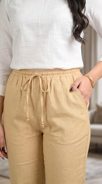 Easy Linen Stretch Pants - Etiquette Apparel
