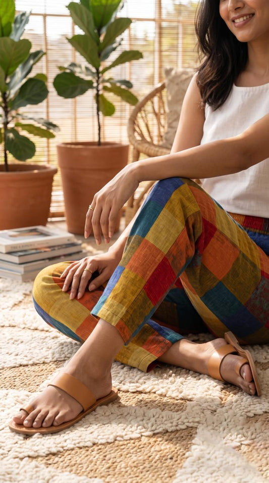 Artful Checks Trouser - Etiquette Apparel