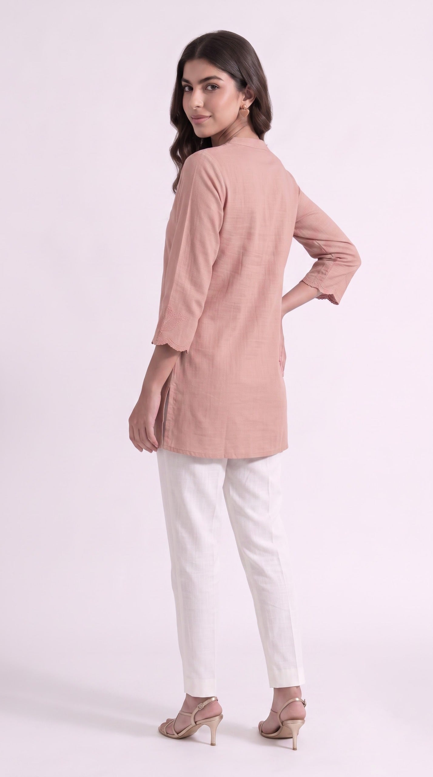 Embroidered Tunic Top - Etiquette Apparel